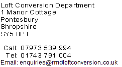 Loft Conversion - Contact
